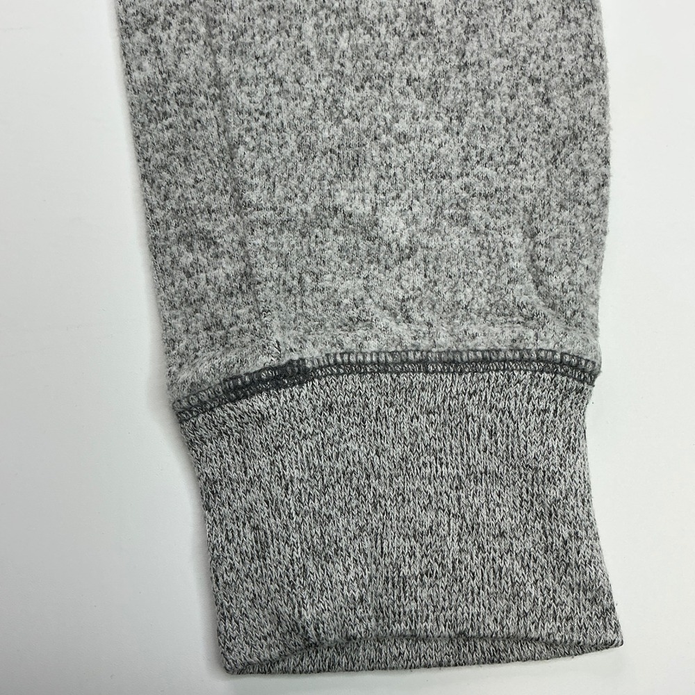 SO Gray Jogger Sweatpants Women Large Heathered Soft Knit Lounge Pants - Picture 9 of 15